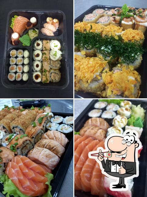Presenteie-se com sushi no GATHAI SUSHI