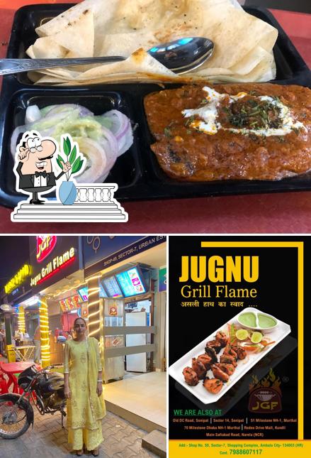 The exterior of Jugnu Grill Flame Ambala City