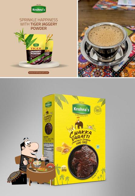 Food at Krishna Coffee Works