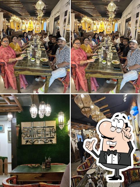 Take a seat at one of the tables at Somen19