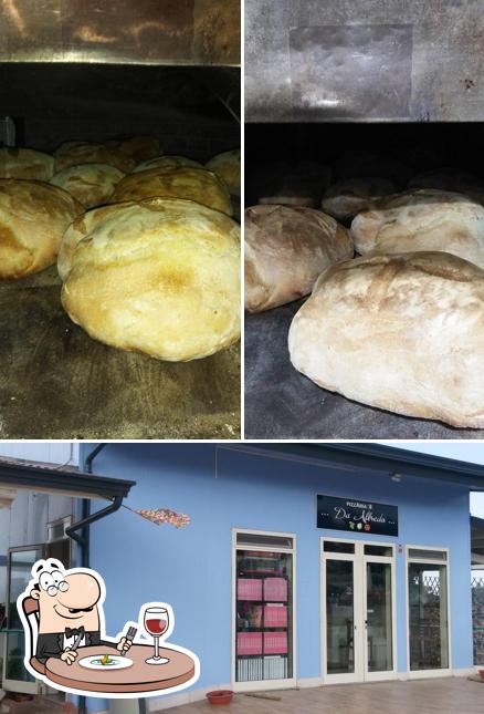 Platti al Pizzeria Da Alfredo