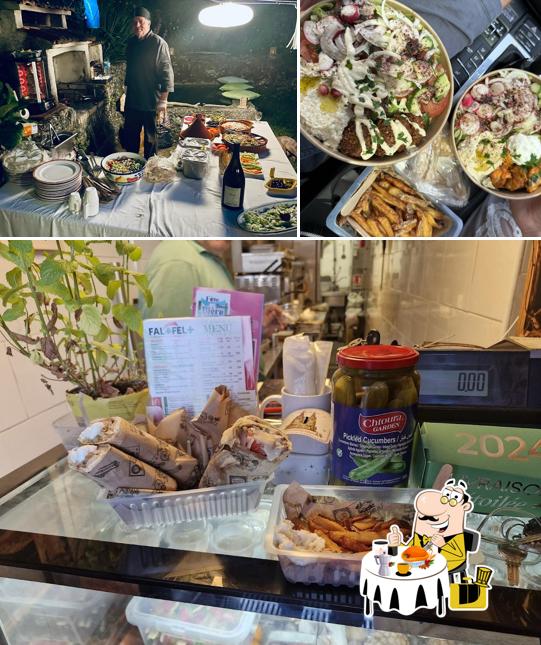 Voici l’image indiquant la nourriture et boisson sur FALAFEL +