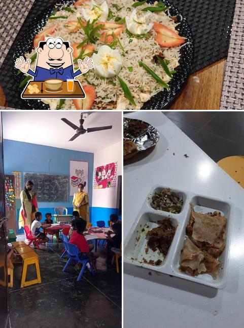 The restaurant's food and interior