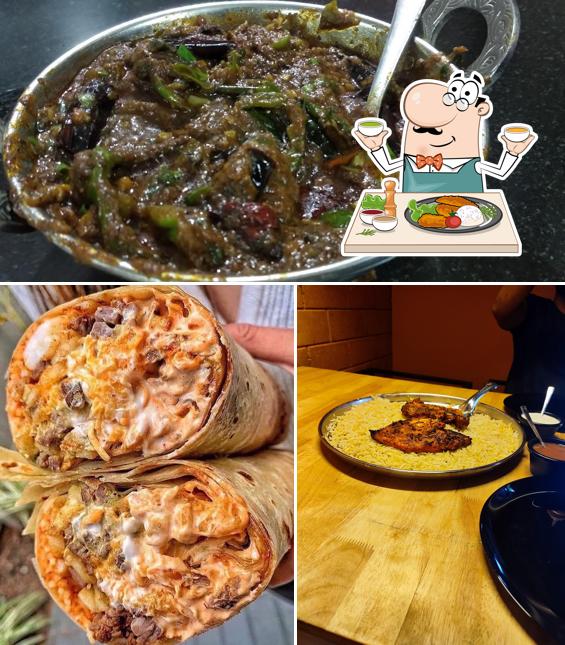 Food at New India Restaurant
