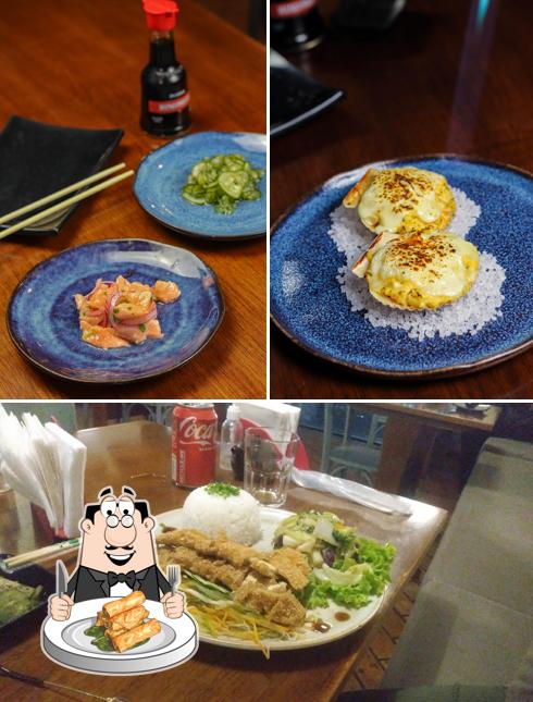 Rolinho primavera em Benibara Sushi bar