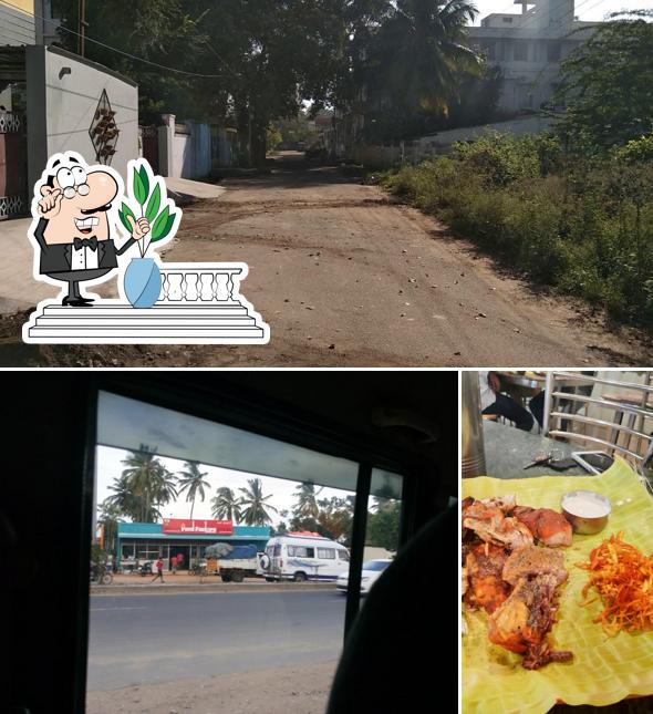 Enjoy the view at the outside area of Food Factory Best non veg hotel