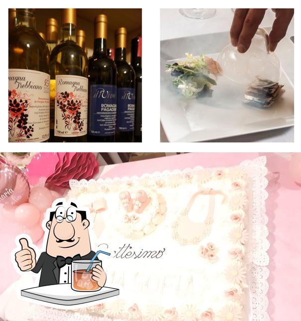 La bevanda e cibo del ristorante