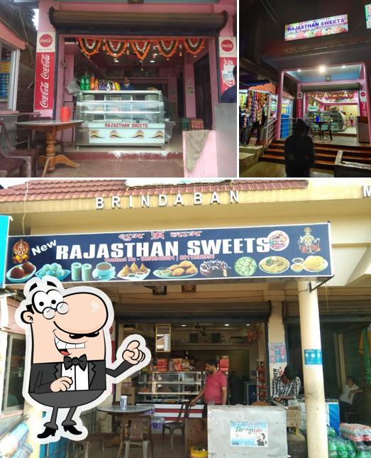 The interior of New Rajasthan Sweets