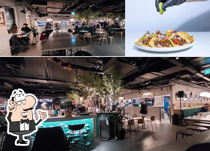 Gli interni di Spoon Food Hall