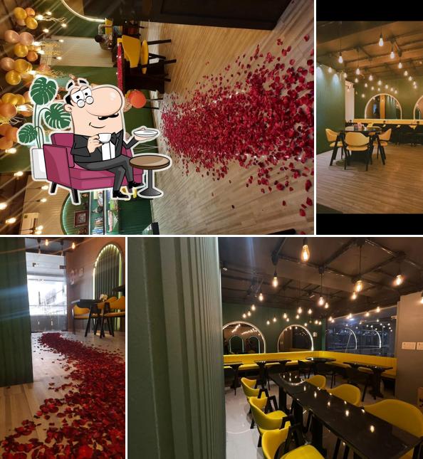 The interior of Smile 'n' Bite Restaurant