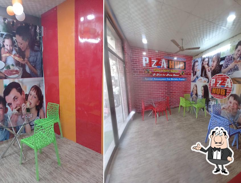 The interior of Pizza Hub