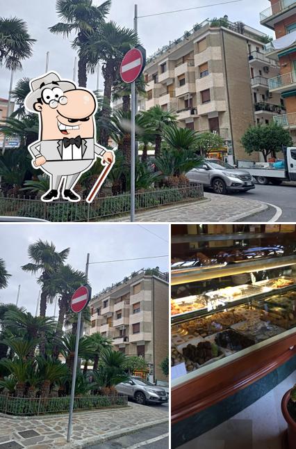 Dai un’occhiata alla immagine che raffigura la esterno e cibo di Bar Marval