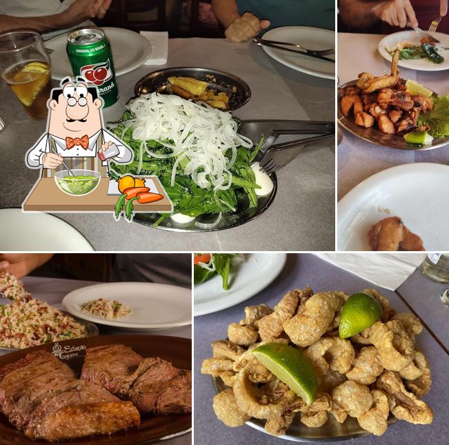 Salada de algas em Estação Mogiana