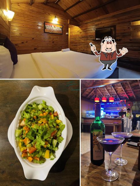 The image of food and interior at J P Resort - A Resort in Arambol, Goa