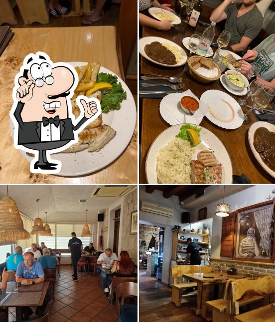 Gli interni di Konoba Stare Grede