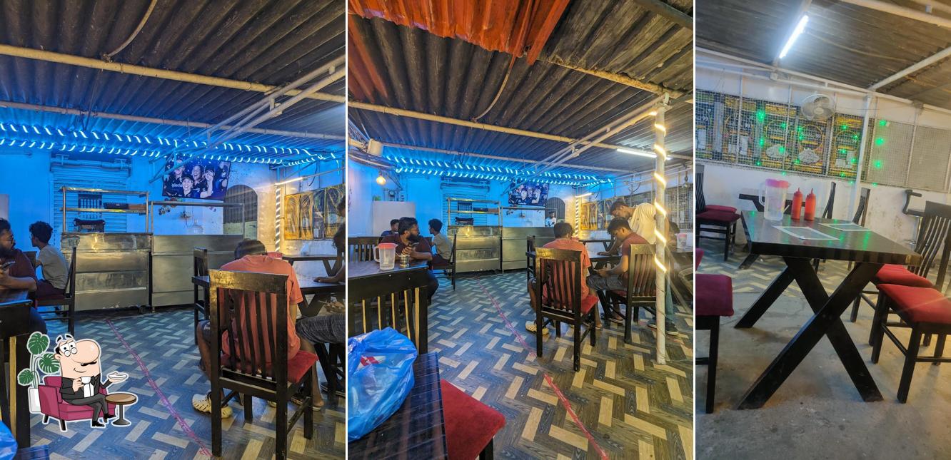 The interior of Biryani Point