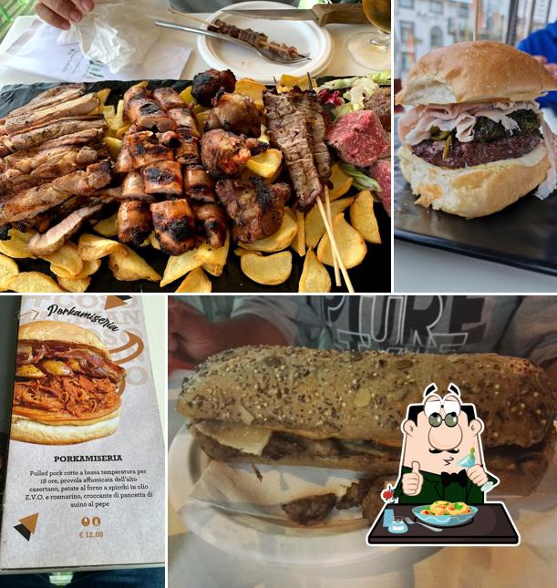Panino con maiale stirato al Chiancheria Vairano