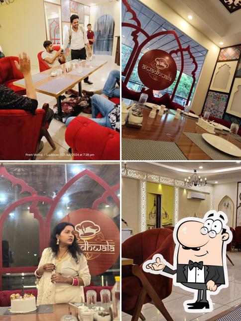 The interior of Awadhwala Restaurant