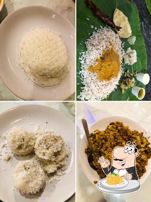 Spaghetti carbonara at CITY KERALA HOTEL