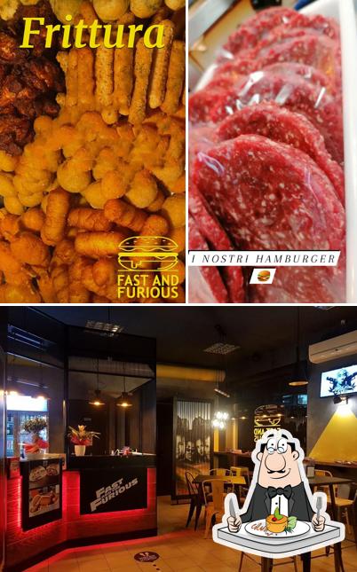 Questa è la immagine che mostra la cibo e interni di Paninoteca Fast and Furious