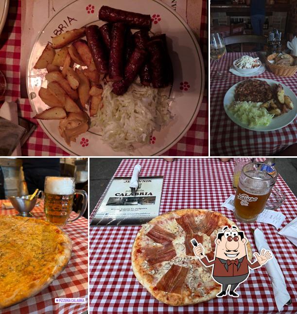 Plats à Pizzeria Calabria