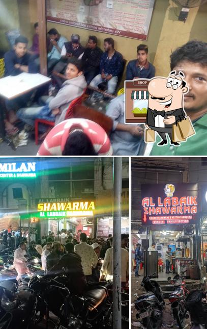 Check out how Al-Labbaik Shawarma Lateef looks outside