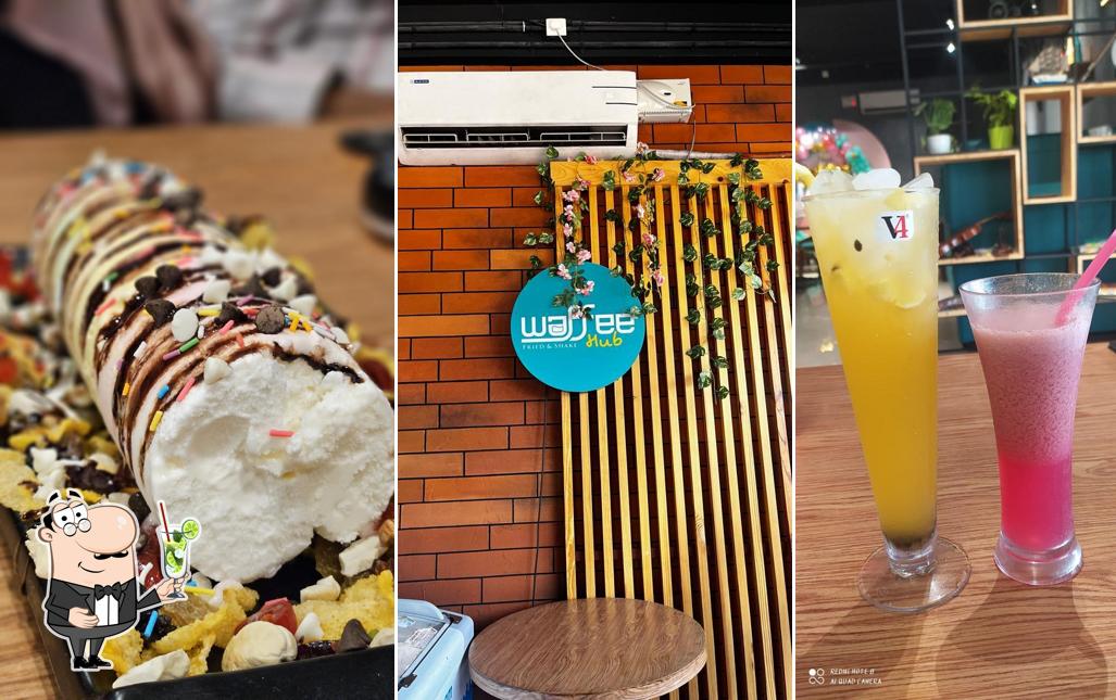 Enjoy a beverage at Wafee Hub