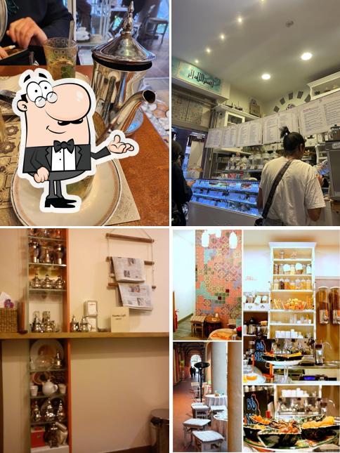 Gli interni di Naama Café