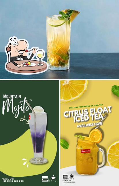 AS Le Café is distinguished by food and drink AS Le Café is distinguished by food and drink