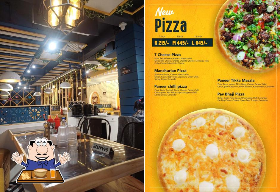 Food at Papa Louie's Pizza Patlad
