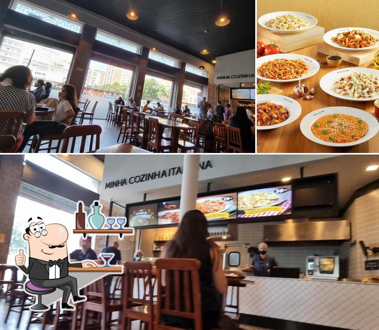 O interior do Restaurante Italiano Spoleto - Centro