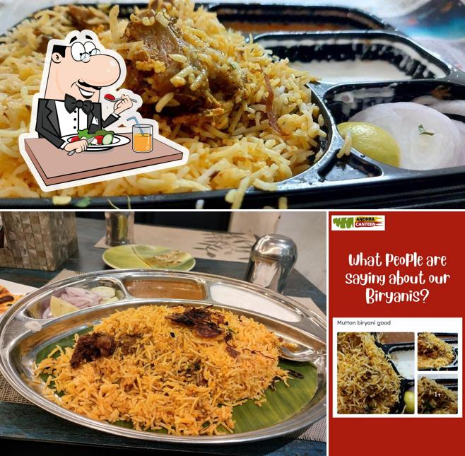 Food at ANDHRA CANTEEN