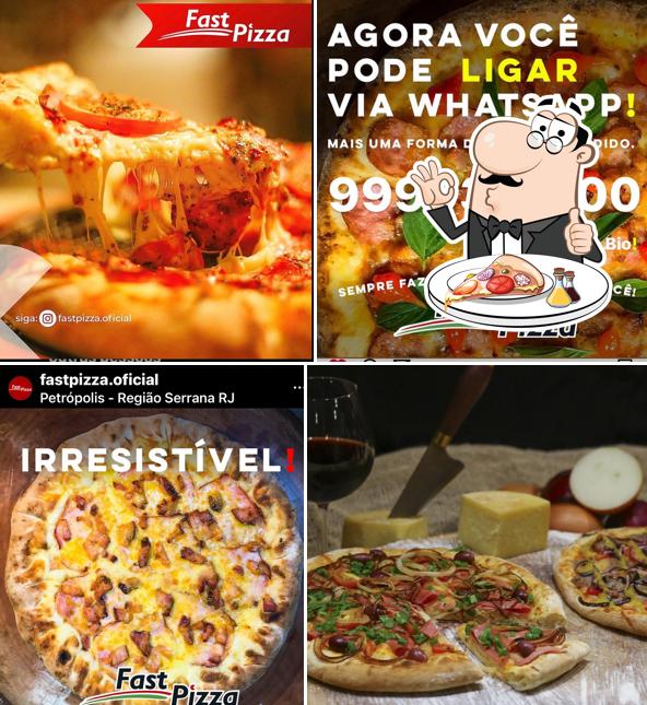 No Fast Pizza, você pode desfrutar de pizza
