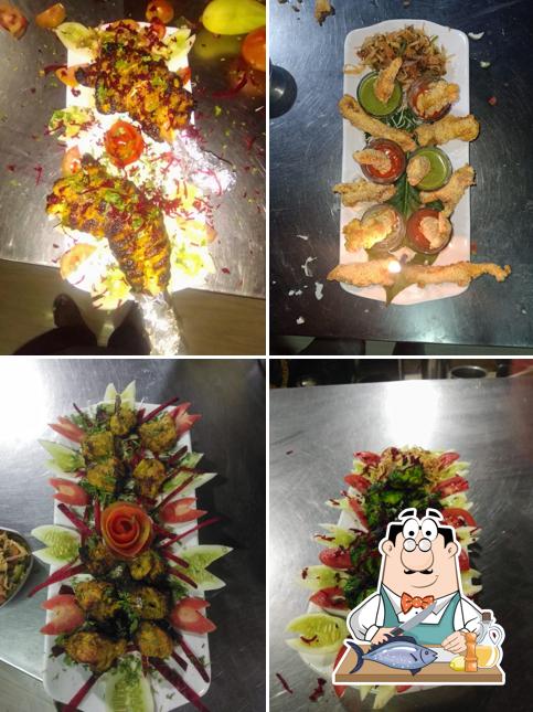 Grilled salmon at Hotel Nivant Resto Bar & launch