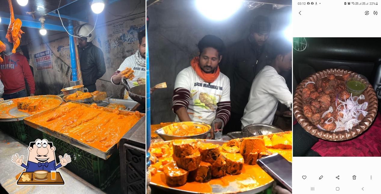 Food at Chachi Macchli Waali