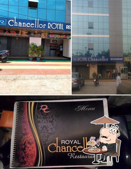 The exterior of Chancellor royal restaurant