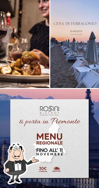 Gli interni di Rossini Bistrot