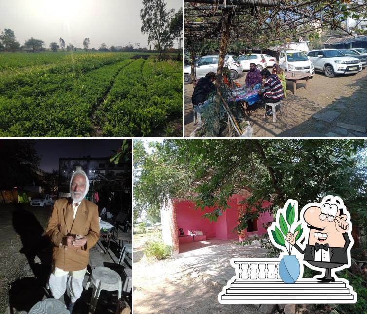 Enjoy the view at the outside area of Daddu Desi Daal Baati