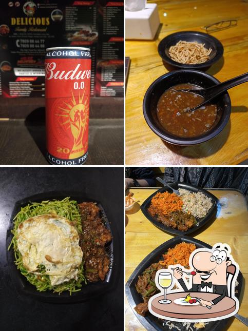 Food at Delicious Family Restaurant