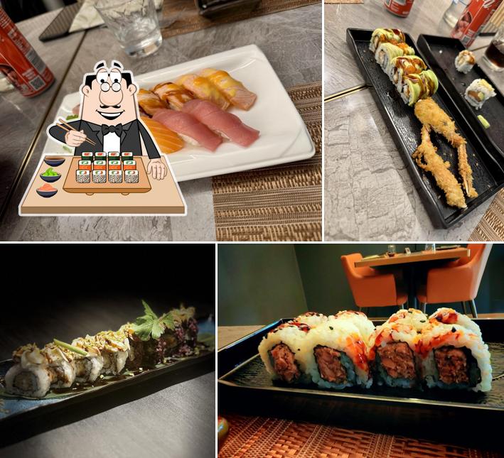 Scegli le varie opzioni di sushi