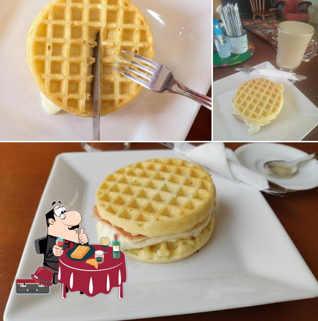 Waffles em Cafeteria Cheirin Bão