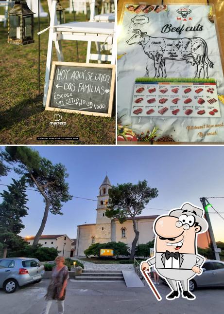 Gli esterni di Konoba Steak House Max