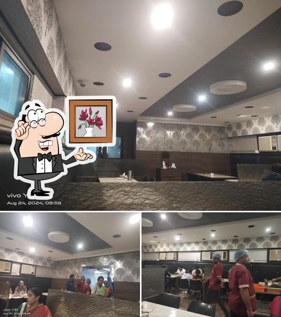 The interior of Motel Highway Jains Padmavathi Hall