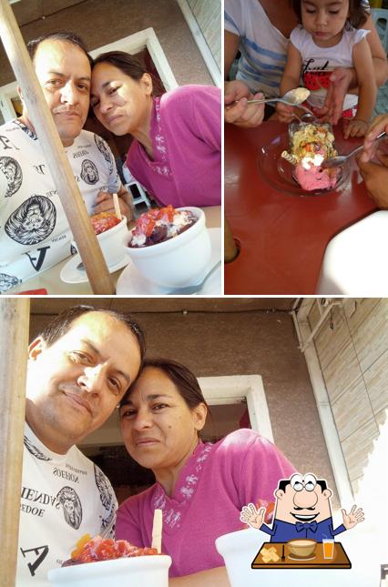 Banana split em Ula ula sorveteria