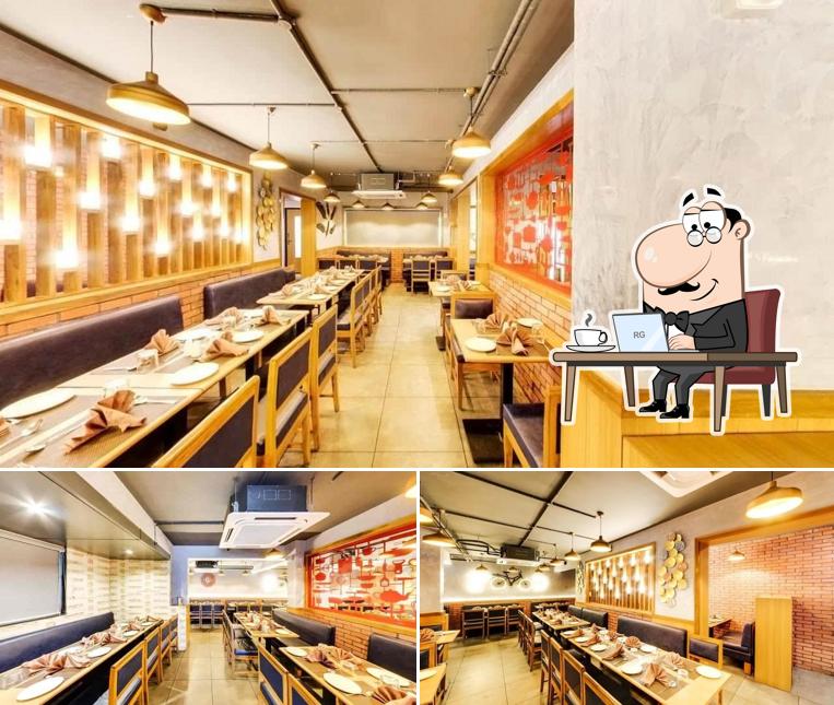 The interior of Shree Mehfil