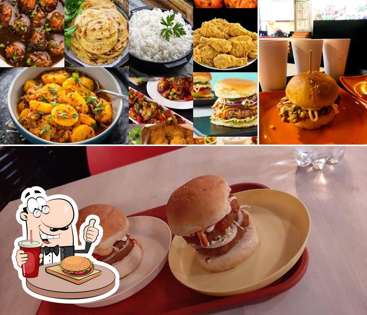 Try out a burger at F&G Restaurant