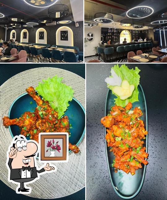 This is the photo displaying interior and food at CHASKA Resto Bar