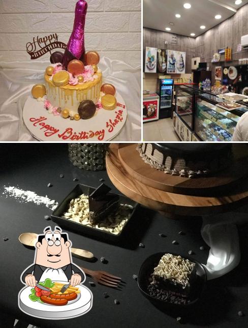 Among different things one can find food and interior at Crazy 4 Cakes