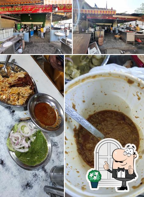 This is the image depicting exterior and food at Tip top shahi corner