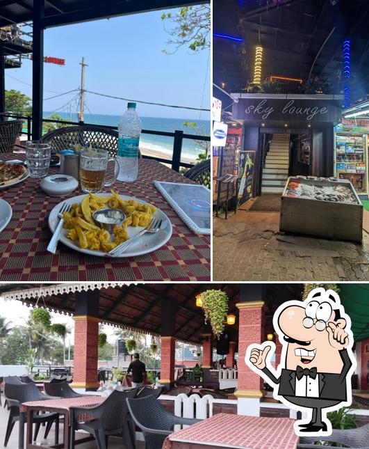 The interior of Sky Lounge Restaurant